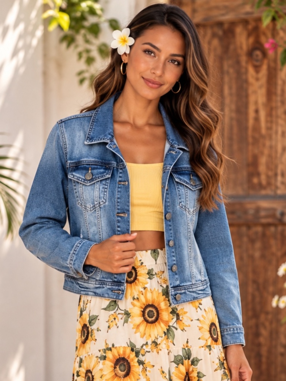 prAna Dree Cropped Denim Jacket